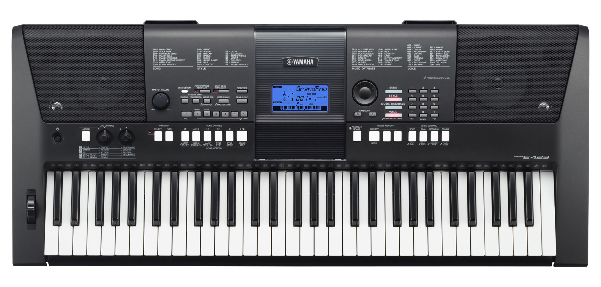 Keyboard edukacyjny Yamaha PSR E423 - INFOMUSIC.PL